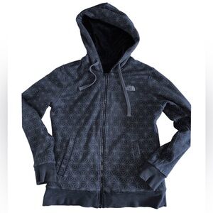 The North Face Geometric Reversible Full-Zip Hood. Size M in Women’s